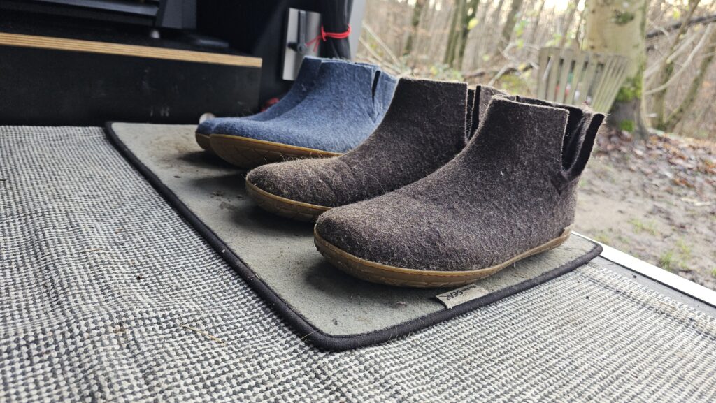 glerups Filzstiefel mit Naturkautschuksohle